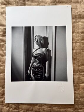“Marilyn Monroe Against a Wall” Limited Edition 11x17 Lithograph
